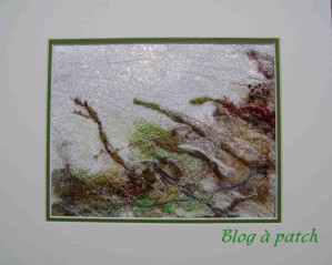 tableau textile Bord de mer