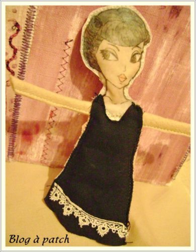 poupée papier poupée tissu