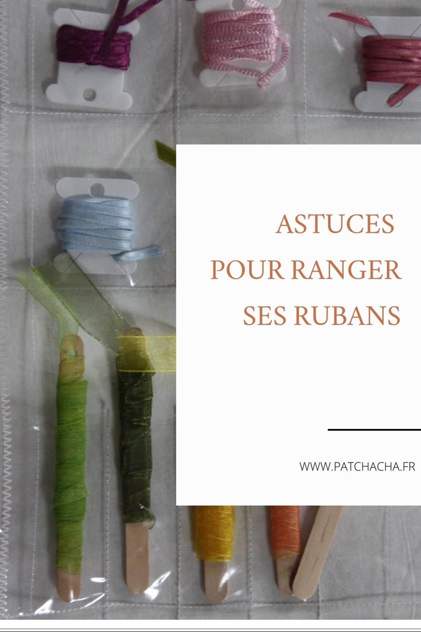 astuces rangement rubans