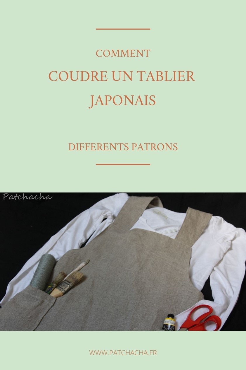 Coudre un tablier de jardinage - Tuto gratuit