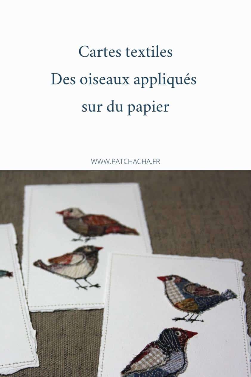 Oiseau vole… Ou comment je me suis remise au patchwork