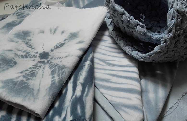 Essais de techniques shibori