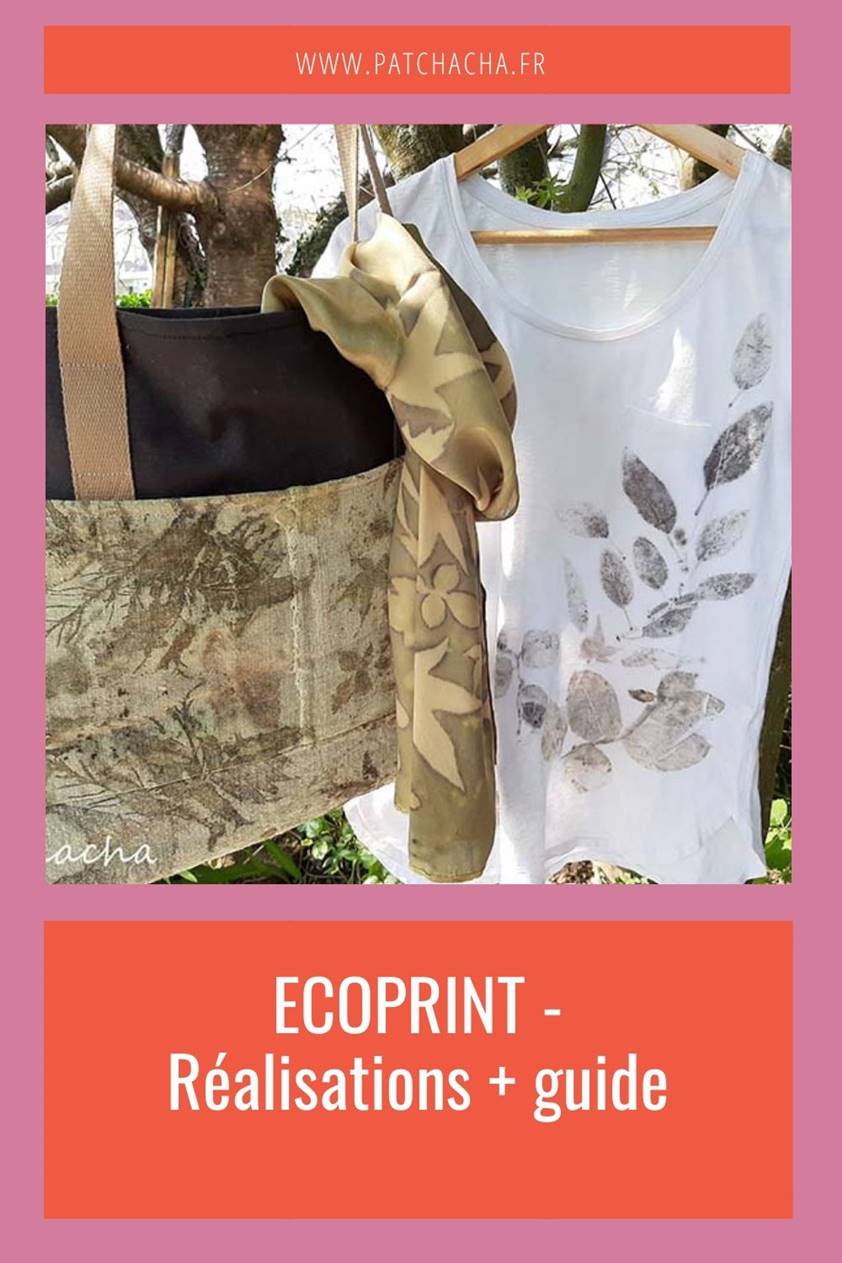 Sacs, T-shirts… et guide ecoprint