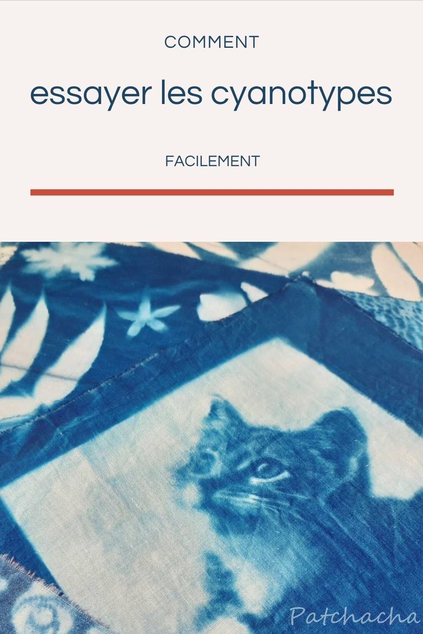 Faire quelque chose de nouveau, les cyanotypes