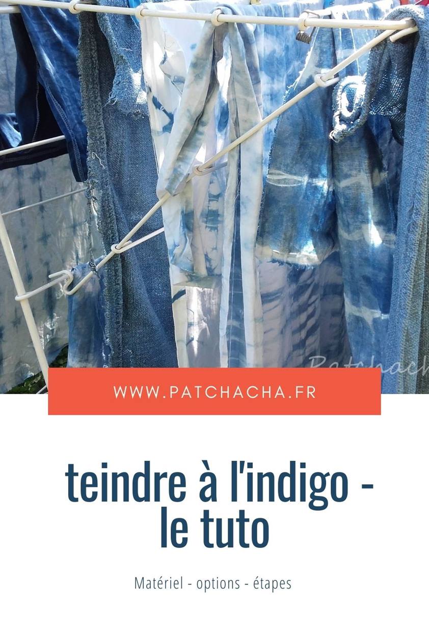 Teinture naturelle facile: teindre la laine en bleu avec de la